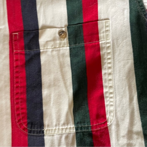 VINTAGE Catalina Colorful‎ Striped Button up Shirt! long Sleeve Sz Large Tall LT - Picture 3 of 4
